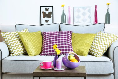 Modern oturma odası.