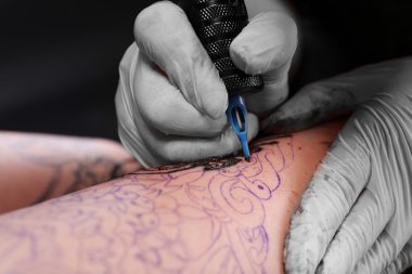 Dövme yapma süreci 