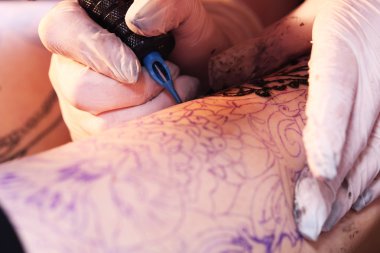 Dövme yapma süreci 