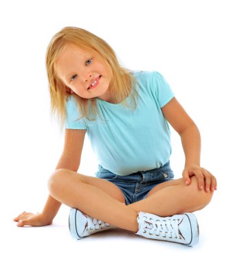 Güzel küçük kız.