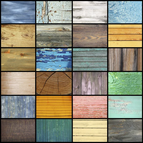 Diversi sfondi in legno — Foto Stock