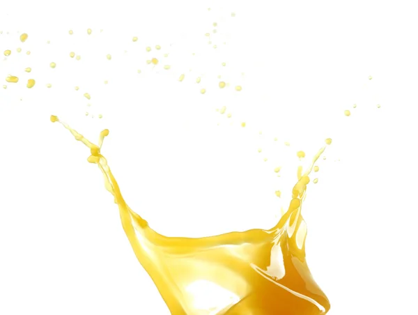 Splashing orange juice — Stock Photo, Image