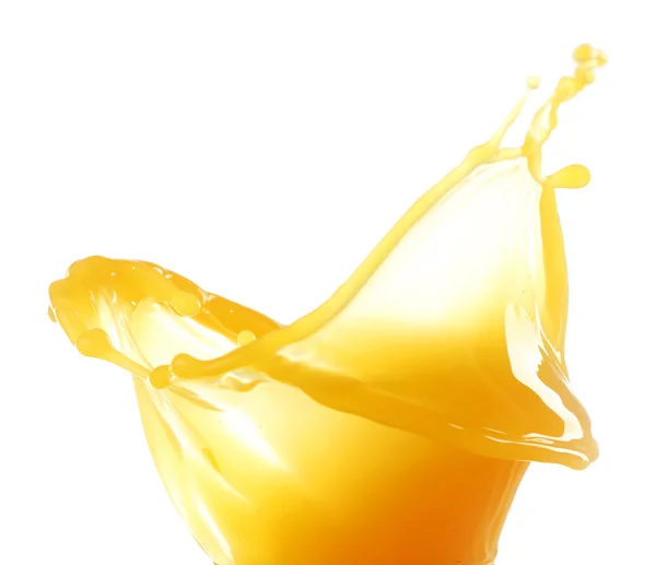 Splashing orange juice — Stock Photo, Image