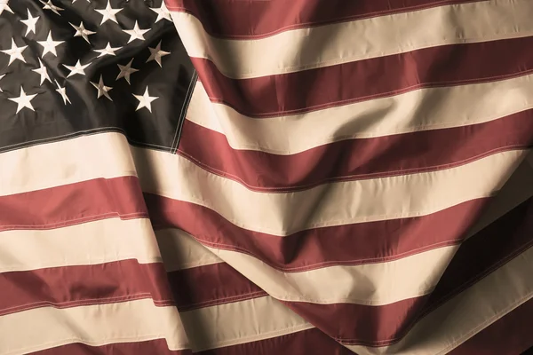 Ondeando bandera americana —  Fotos de Stock