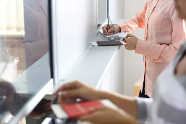 Airport Check-In Counters — Stock Photo, Image