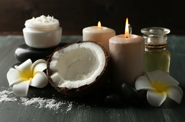 Spa coconut products — Stock Photo, Image