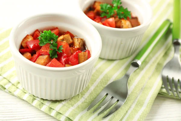 Tasty vegetarian ratatouille — Stock Photo, Image