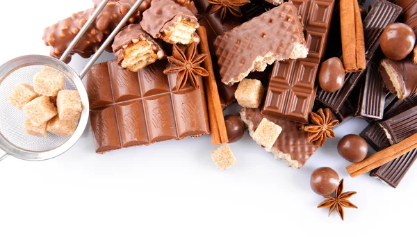 Välsmakande choklad godis — Stockfoto