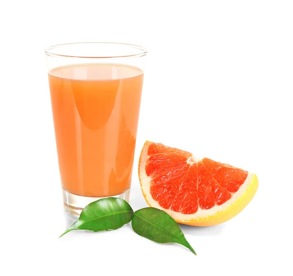 Citrus juice och färsk frukt — Stockfoto