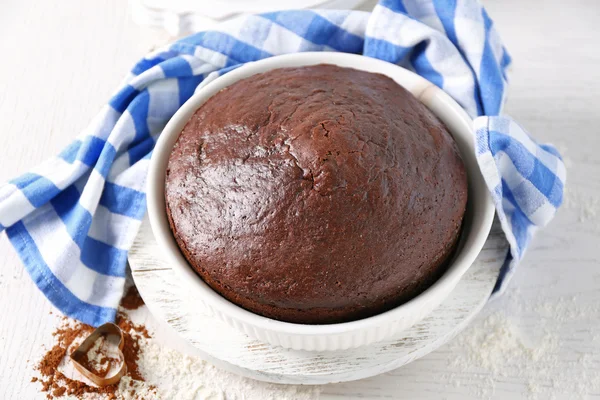 Çikolatalı pasta pişmiş — Stok fotoğraf