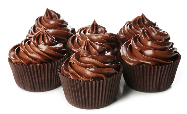 Tasty chocolate cupcakes — Stock Photo, Image