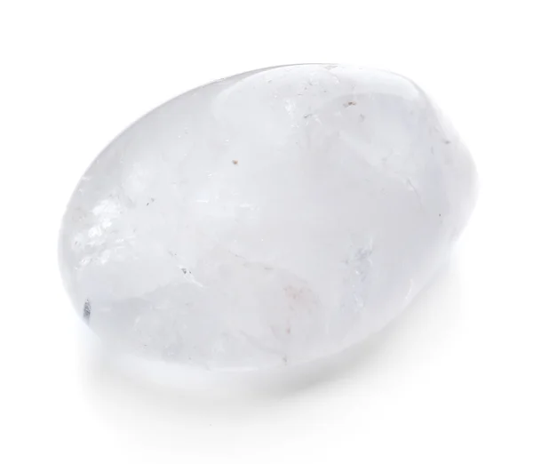 Cristal de roca sobre blanco — Foto de Stock