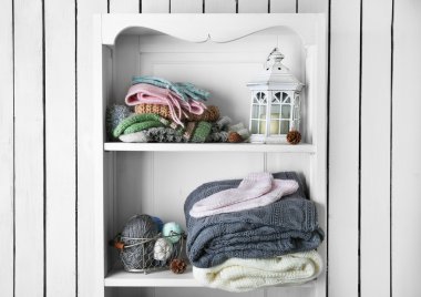 Örme giyim aksesuarları ile 