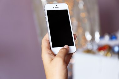 kadın alarak fotoğraf ile smartphone