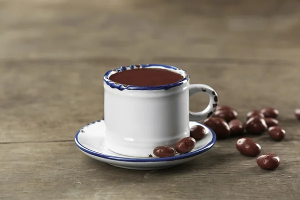 Tazza di cacao con cioccolato — Foto Stock