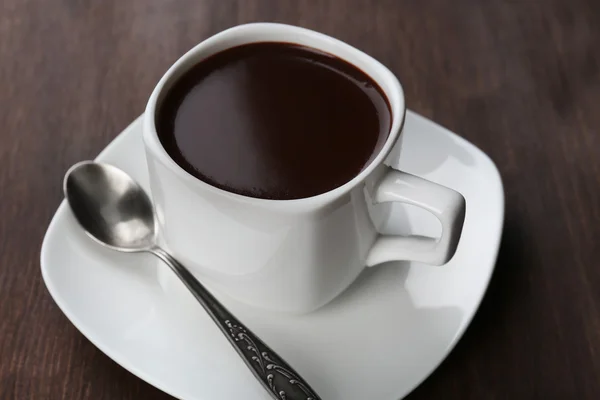 Cacao in white cup — Stock Photo, Image