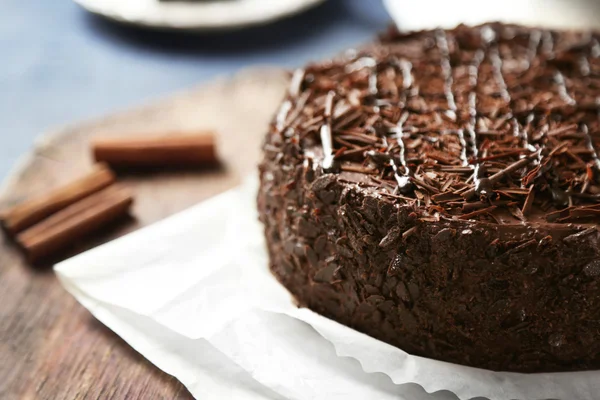 Tort de ciocolată gustoasă — Fotografie, imagine de stoc