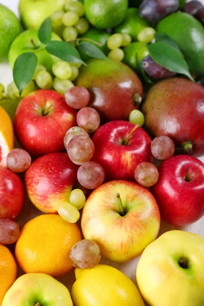 Fresh fruits background — Stock Photo, Image