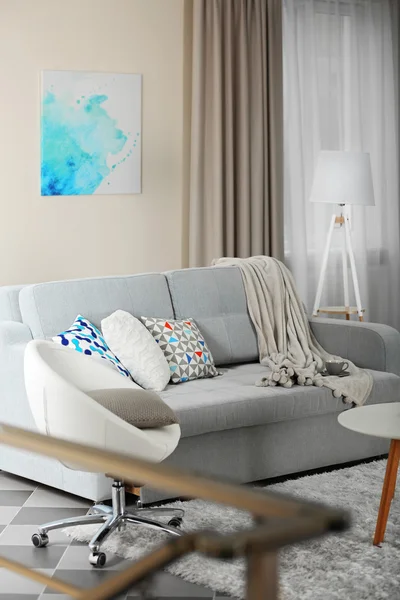 Sofa in living room — Stock Photo, Image