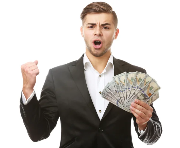 Man holding money — Stock Photo, Image
