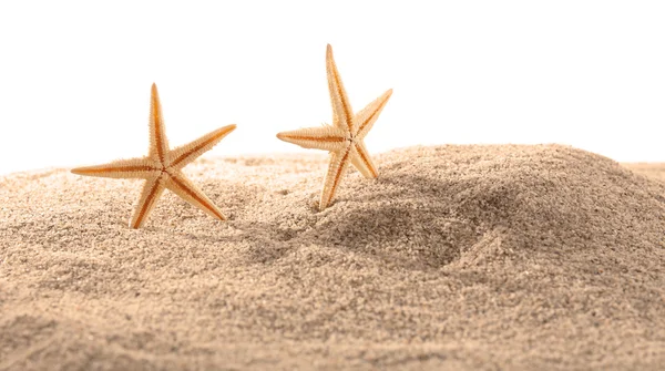 Estrellas del mar sobre arena — Foto de Stock