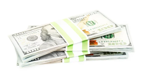 Hundred dollar bills — Stock Photo, Image