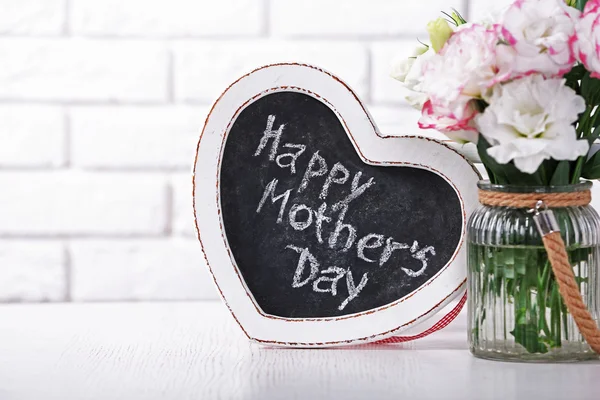 Frame and flowers for mothers — Stock Photo, Image