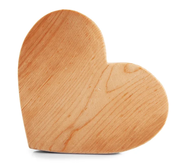 Drewniane serce na dzień matki — Zdjęcie stockowe