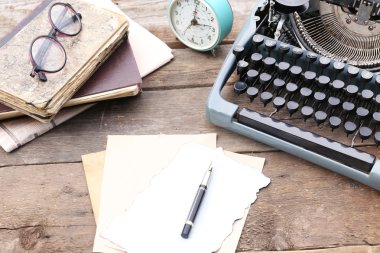 Vintage siyah daktilo