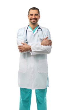 İzole bir doktor portresi