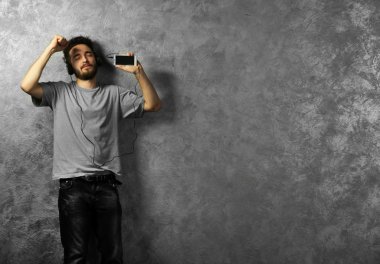 Müzik adam genç sakallı 