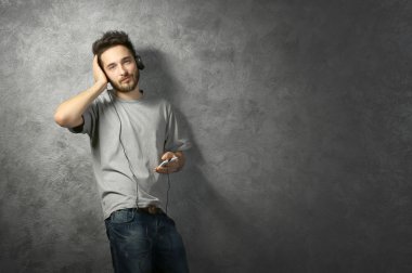 Müzik adam genç sakallı 