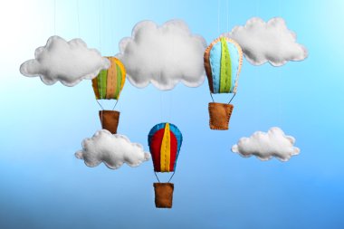 Polar bulutlar ve balon 