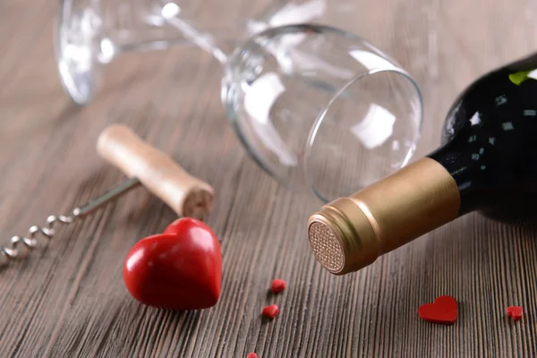 Cenário decorativo na ocasião de São Valentim — Fotografia de Stock