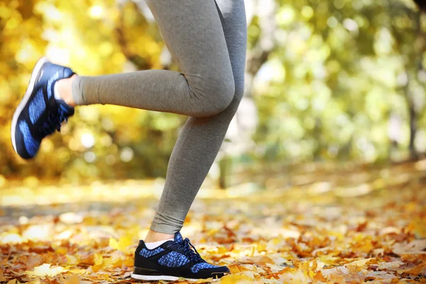 Runner bacaklar dışında — Stok fotoğraf