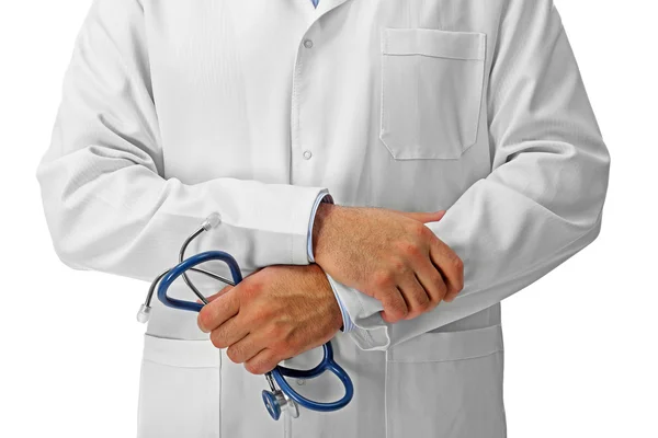 Lekarz z skrzyżowane ręce — Zdjęcie stockowe