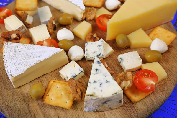 Cheese ready for tasting closeup — Stock Photo, Image