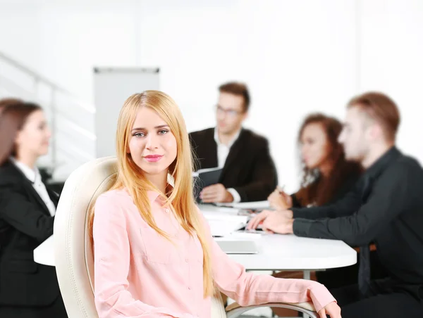 Conference room at meeting — Stock Photo, Image