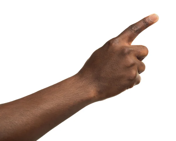 Human hand isolated on white — Stock Photo, Image