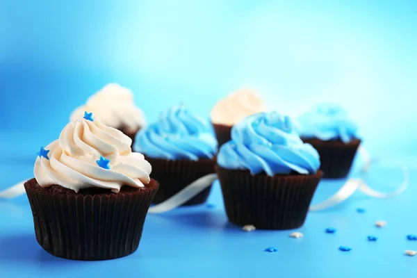 Beautiful chocolate cupcakes — Stock Photo, Image