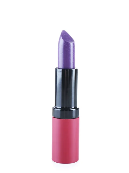 Purple lipstick isolated on white background — Stock Photo, Image