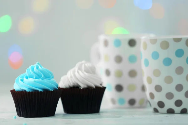 Schöne Schokolade Cupcakes — Stockfoto