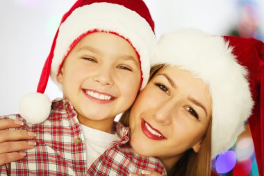 kız ve erkek Noel Oda