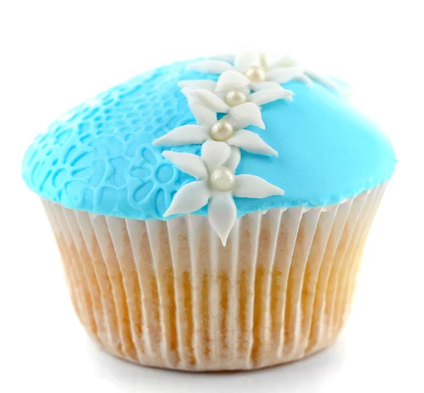Cupcake isolado em branco — Fotografia de Stock