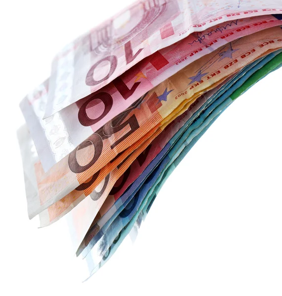 Packed euro money — Stock Photo, Image