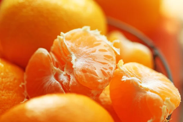 Doces tangerinas maduras, de perto — Fotografia de Stock