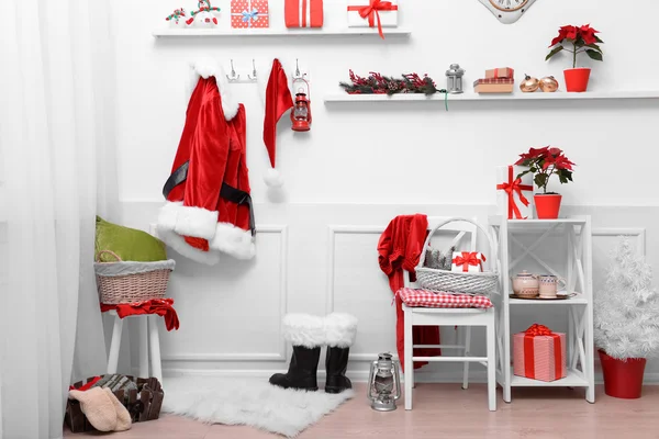 Hanging Santa costume — Stock Photo, Image