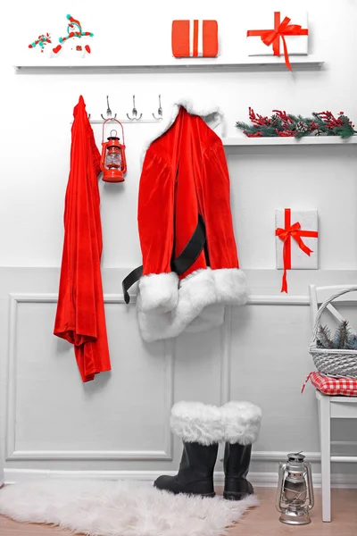 Hanging Santa costume — Stock Photo, Image