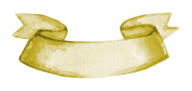 El boyalı şerit renkli izole