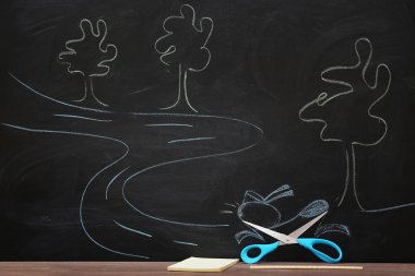 Komik bileşimi: Ofis, banka donatımı
